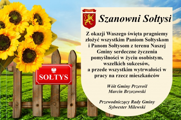 Życzenia z okazji Dnia Sołtysa