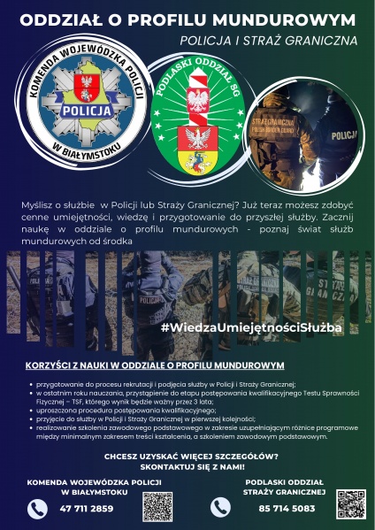 Oddział o profilu mundurowym