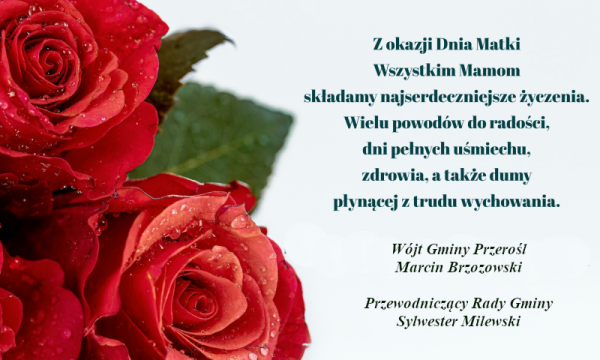 Życzenia z okazji Dnia Matki