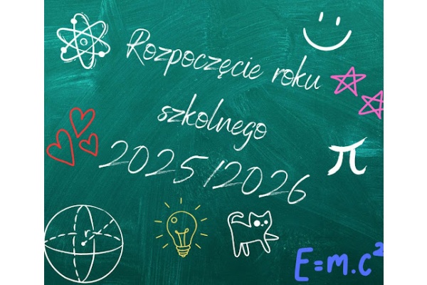 List z okazji rozpoczęcia roku szkolnego 2025 - 2026