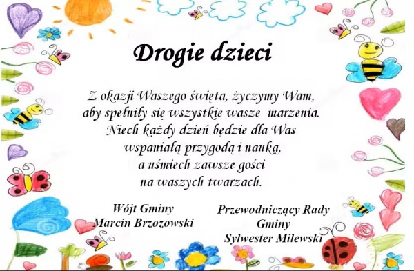 Życzenia z okazji Dnia Dziecka
