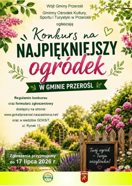 Konkurs  „Najpiękniejszy Ogródek w  Gminie Przerośl”