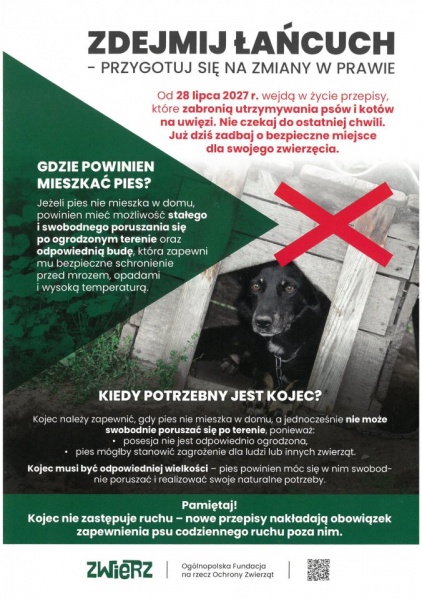 Zmiana przepisów o ochronie zwierząt